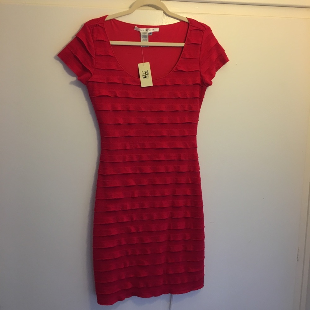 Max Studio Fushia Fitted Dress